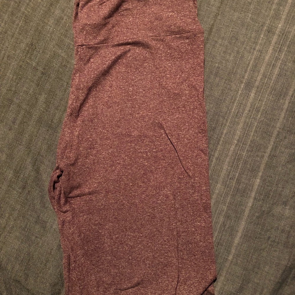 Heathered Purple LulaRoe Leggings OS
